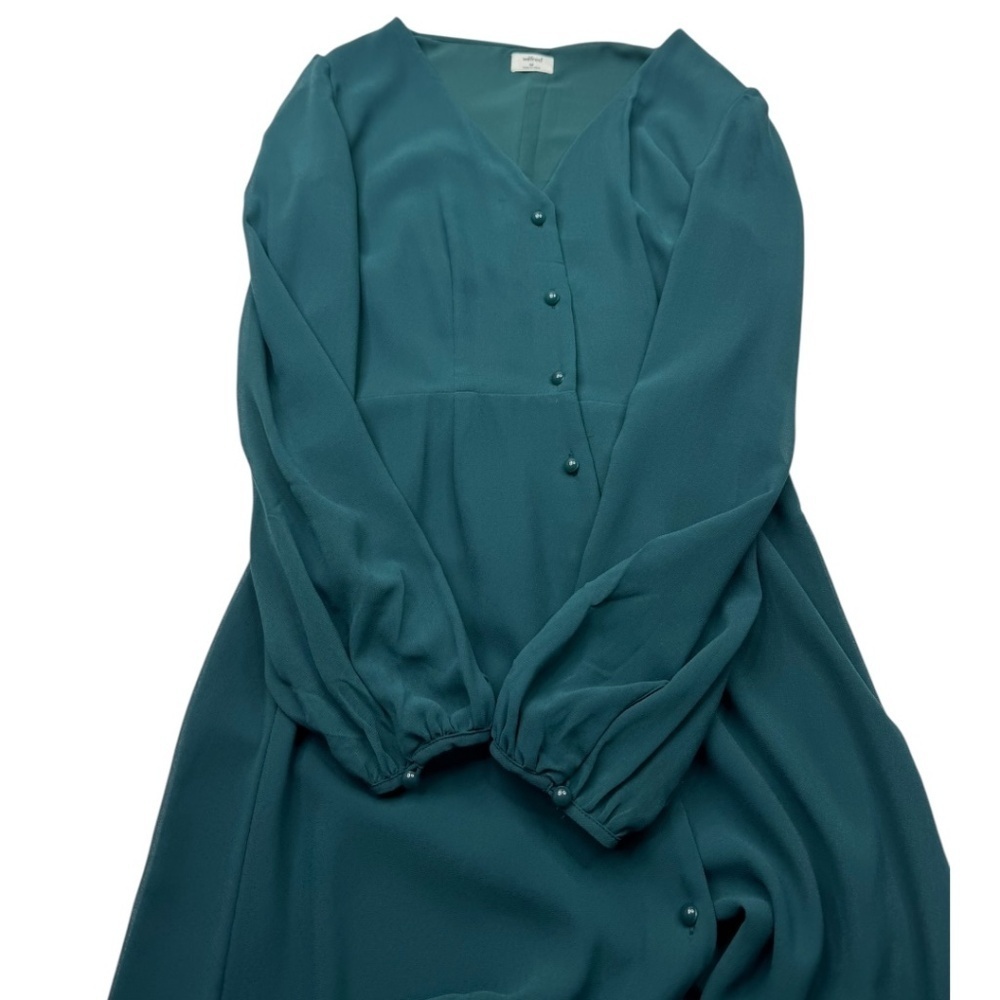 Wilfred by Aritzia V-Neck Button Front Mini Dress - Picture 6 of 12